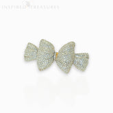 Bow Clear Crystal - Hair Clip